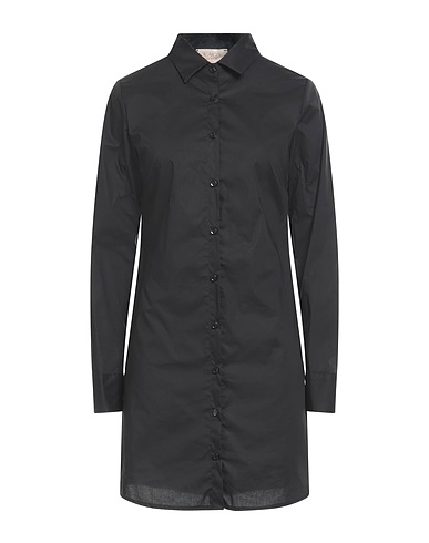 KAOS JEANS Shirt dress Black 100% Cotton