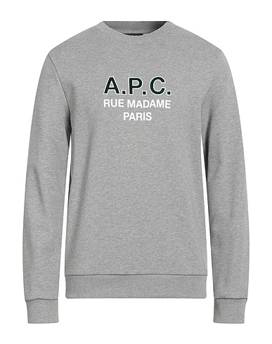 A.P.C. Sweatshirt Light grey 100% Cotton