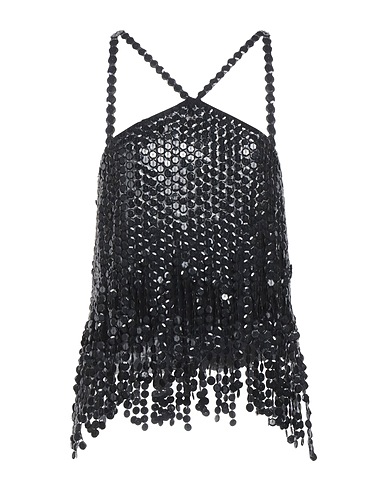 THE ATTICO Top 92% Polyamide, 8% Elastane, PVC - Polyvinyl chloride