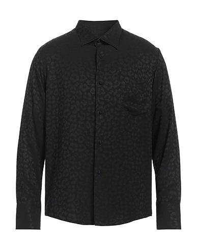 ERNEST W. BAKER Patterned shirt Black 52% Viscose, 48% Cupro