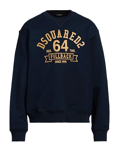 DSQUARED2 Felpa Blu notte 100% Cotone, Elastan