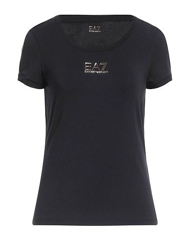 EA7 T-shirt Black 56% Polyester, 38% Modal, 6% Elastane