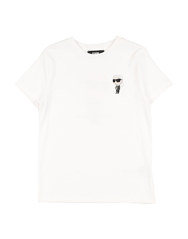 KARL LAGERFELD T-shirt Blanc 100% Coton