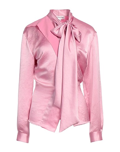 VICTORIA BECKHAM Solid color shirts & blouses Pink 100% Polyester