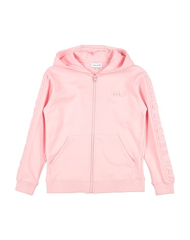 MARC JACOBS Hooded track jacket  Pink 100% Cotton, Elastane