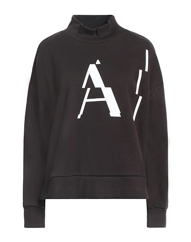 ARMANI EXCHANGE Sweatshirt Dunkelbraun 100% Baumwolle, Elastan