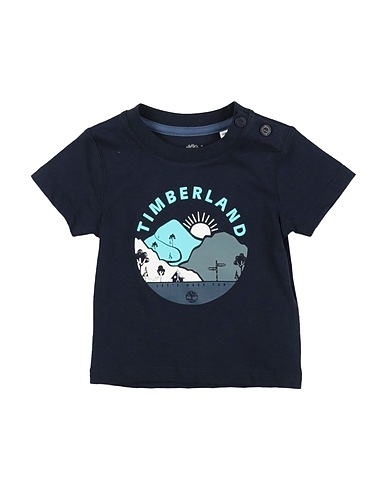 TIMBERLAND T-shirt Midnight blue 100% Cotton, Elastane