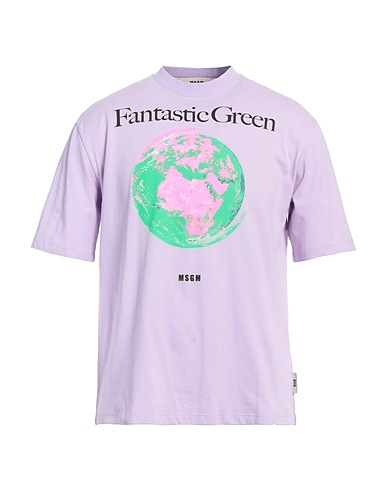 MSGM Camiseta Lila 100% Algodón orgánico