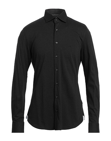 MICHAEL KORS MENS Camicia tinta unita Antracite 100% Cotone