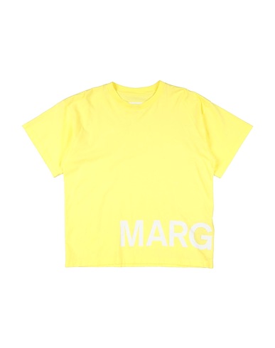 MM6 MAISON MARGIELA T-shirt GIALLO 100% Cotton