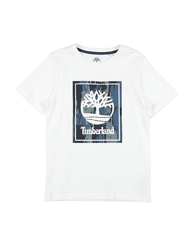 TIMBERLAND T-shirt White 95% Cotton, 5% Elastane