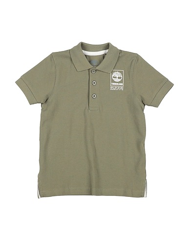 TIMBERLAND Polo shirt VERDE MILITARE 100% Cotton