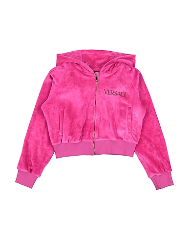 VERSACE YOUNG Sudadera con capucha 92% Poliéster, 8% Elastán, Cristal, Algodón