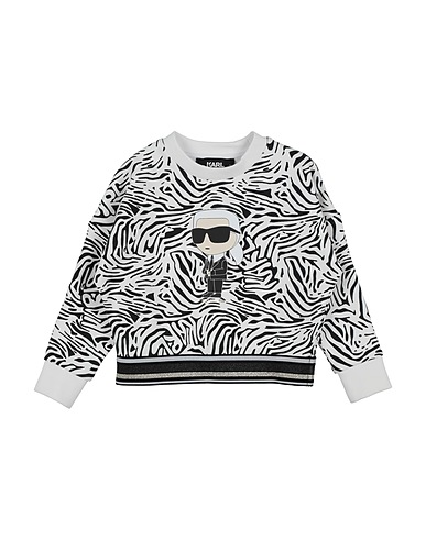 KARL LAGERFELD Sweatshirt KIDS 50% Polyester, 45% Cotton, 5% Elastane