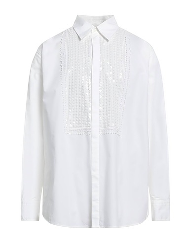 VALENTINO GARAVANI Shirts White 100% Cotton, Polyester