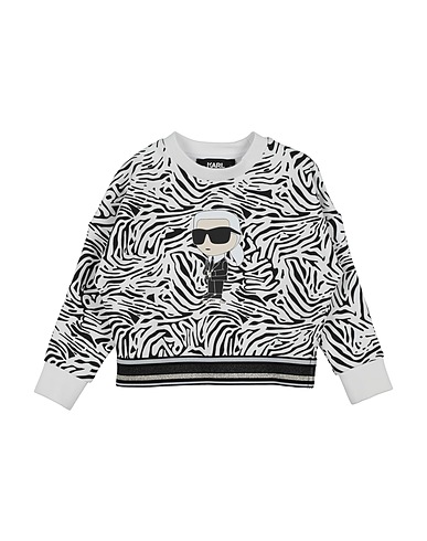 KARL LAGERFELD スウェット ホワイト ポリエステル 50% / コットン 45% / ポリウレタン 5%