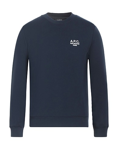 A.P.C. Sweatshirt Midnight blue 100% Cotton