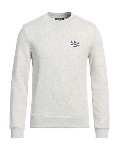 A.P.C. Sweatshirt Light grey 100% Cotton