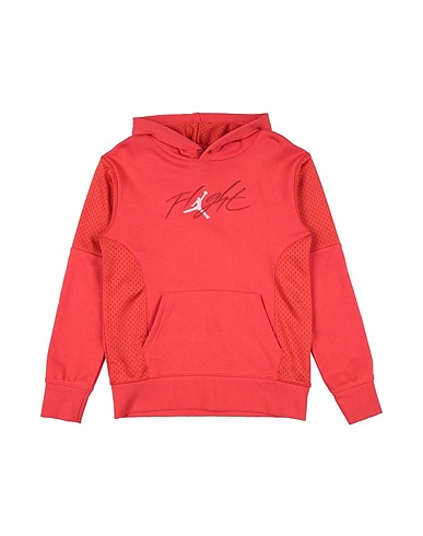 JORDAN Hooded track jacket  OFF COURT FLIGHT PO HOODIE
 Tomato red 60% Cotton, 40% Polyester