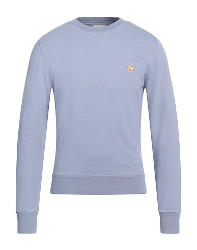 MAISON KITSUNÉ Sweatshirt Light blue 100% Cotton
