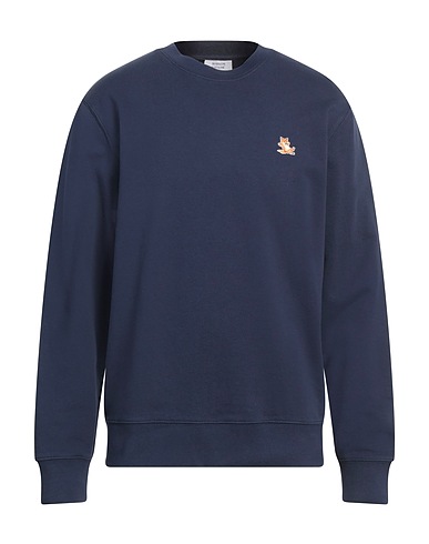 MAISON KITSUNÉ Felpa Blu navy 100% Cotone