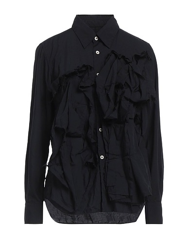 COMME des GARÇONS Solid colour shirts & blouses Black 100% Polyester