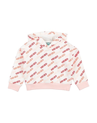 KENZO KIDS Hooded sweatshirt White 100% Cotton, Elastane