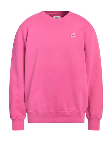 AUTRY Sweat-shirt Fuchsia 100% Coton, Élasthanne