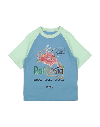MYAR T-shirt Light blue 100% Cotton