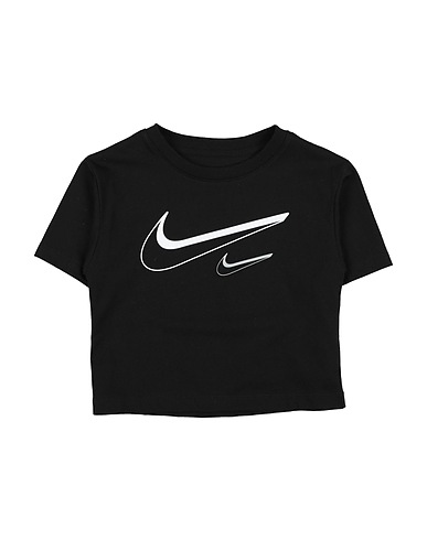 NIKE T-shirt SWOOSH LOGO BOXY TEE
 Nero 60% Cotone, 40% Poliestere