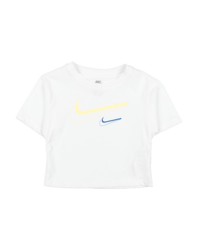 NIKE T-shirt SWOOSH LOGO BOXY TEE
 White 60% Cotton, 40% Polyester
