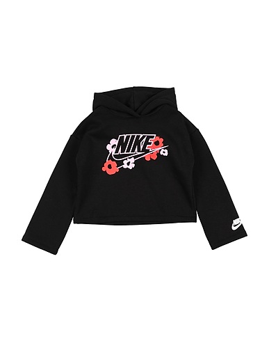 NIKE Sudadera FLORAL GRAPHIC HOODIE
 Negro 60% Algodón, 40% Poliéster