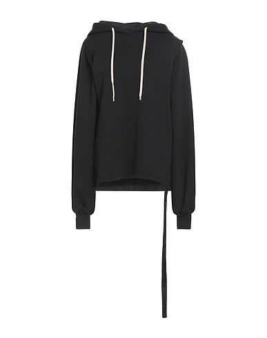 DRKSHDW by RICK OWENS Hooded track jacket  Black 100% Cotton