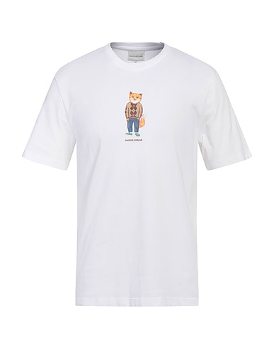 MAISON KITSUNÉ T-shirt White 100% Cotton