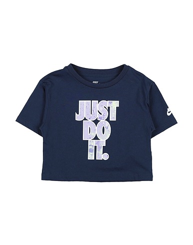 NIKE T-shirt PRINTED CLUB BOXY TEE
 Midnight blue 60% Cotton, 40% Polyester