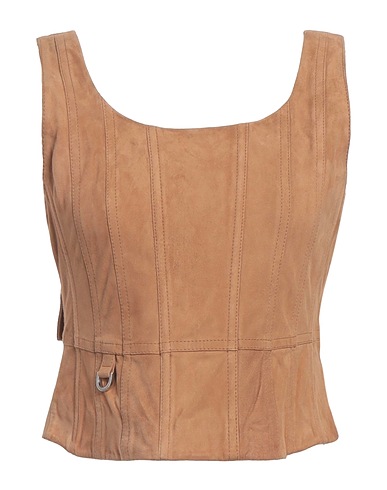 SAKS POTTS Bustier Camel 100% Goat skin