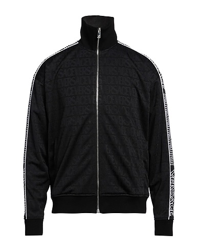 VERSACE Sweatshirt Black 100% Polyester, Cotton