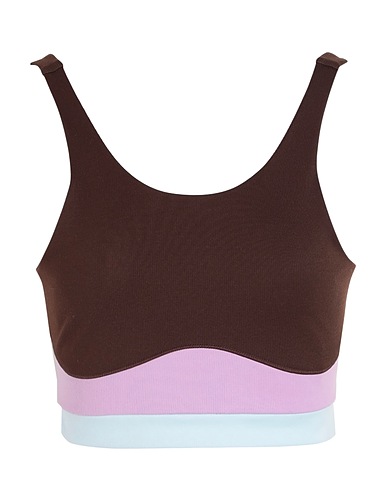 PUMA x LEMLEM Top LEMLEM CROP TANK Chocolate brown 76% Polyester, 24% Elastane