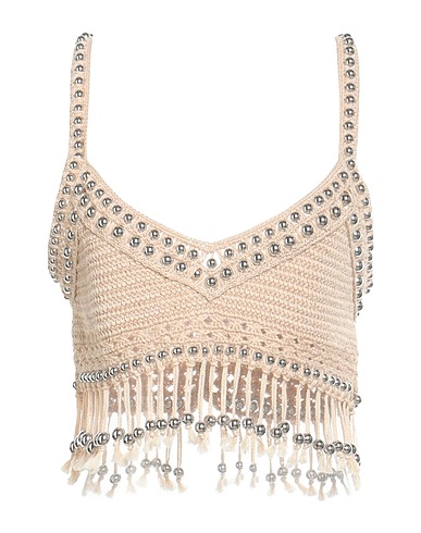 RABANNE Top Beige 100% Cotton