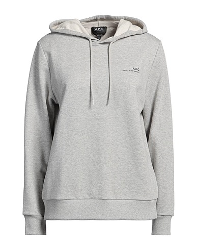 A.P.C. Hooded track jacket  Light grey 100% Cotton, Elastane