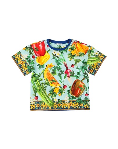 DOLCE&GABBANA T-shirt CELESTE 100% Cotton
