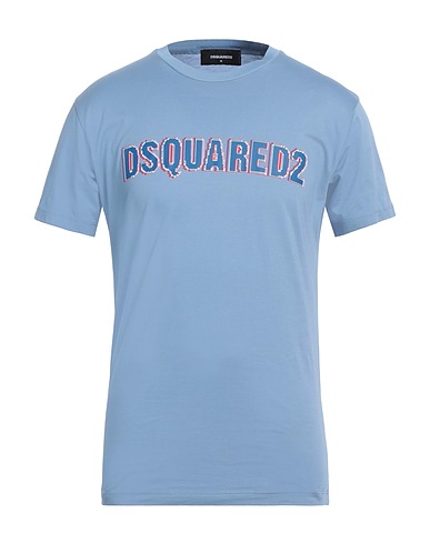 DSQUARED2 Ｔシャツ パステルブルー コットン 100%