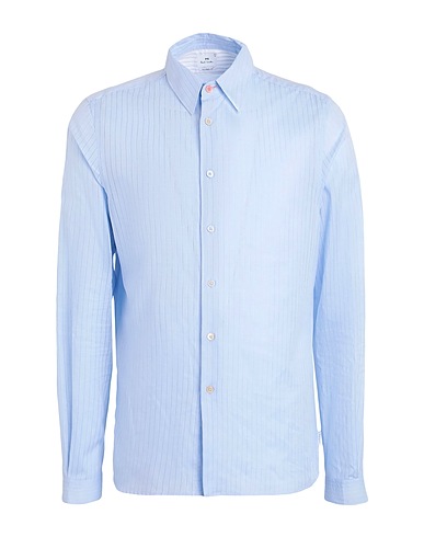 PS PAUL SMITH Einfarbiges Hemd Hellblau 100% Baumwolle