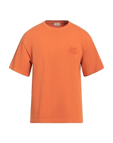 ETRO T-shirt Orange 100% Coton