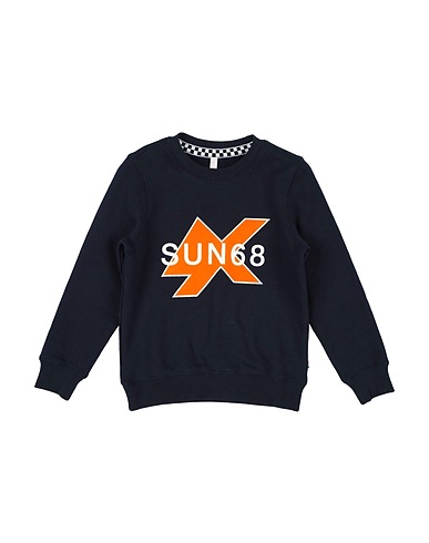 SUN 68 Sweatshirt Navy blue 100% Cotton