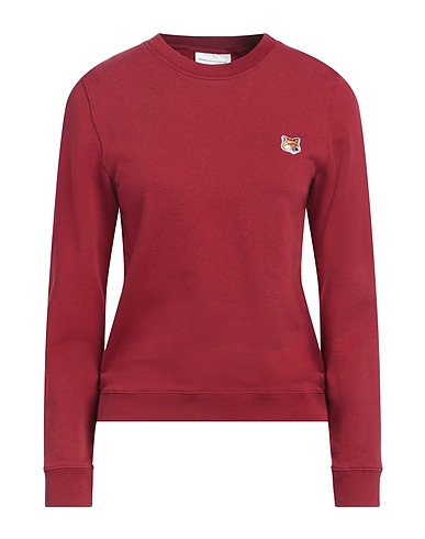 MAISON KITSUNÉ Sweatshirt Burgundy 100% Cotton