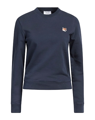 MAISON KITSUNÉ Sweatshirt Midnight blue 100% Cotton