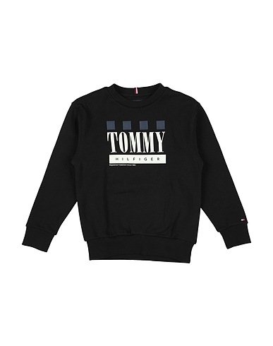 TOMMY HILFIGER Sweatshirt Black 80% Cotton, 20% Polyester
