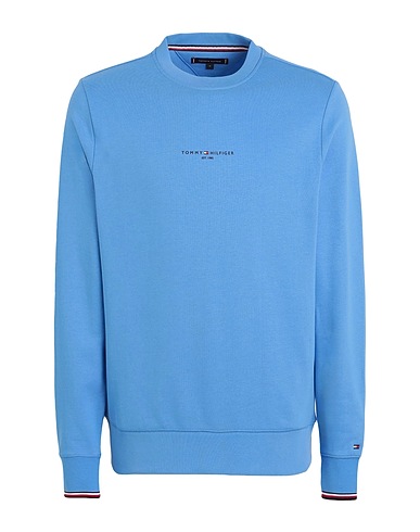 TOMMY HILFIGER Sweatshirt Light blue 100% Cotton