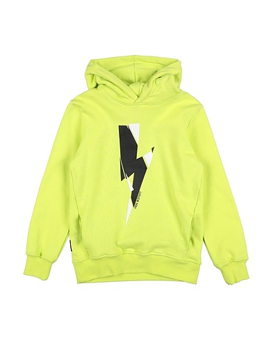 NEIL BARRETT Felpa Verde lime 100% Cotone
